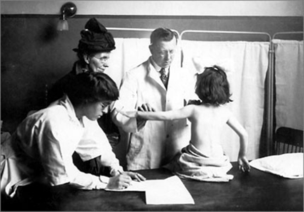  Manual muscle testing was further developed by Robert Lovett in Boston, and was widely used in polio epedimia in the United States during the early 20th century 