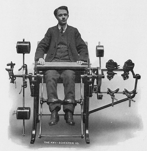 Gustaf Zander built over 70 different strength training machines 